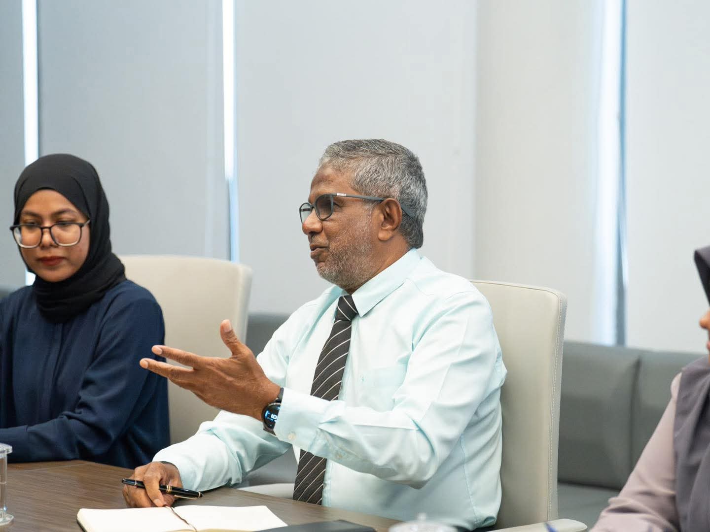 PCB President Mr. Mohamed Nizar and the Secretariat of the PCB met with the MPL Board of Directors.